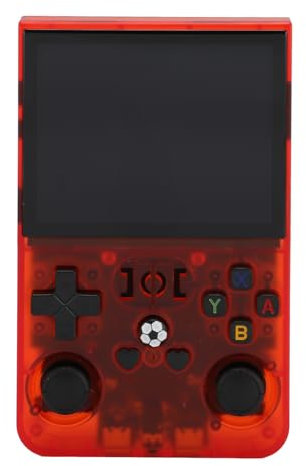 Console de Jeu Portable Rétro, Prend en Charge Plus de 60 émulateurs, Puce RK3326, 1,5 GHz, 64 Bits, 4 000 MAh, Joysticks 3D, Console de Jeux de Poche, avec Carte Mémoire (128GB)