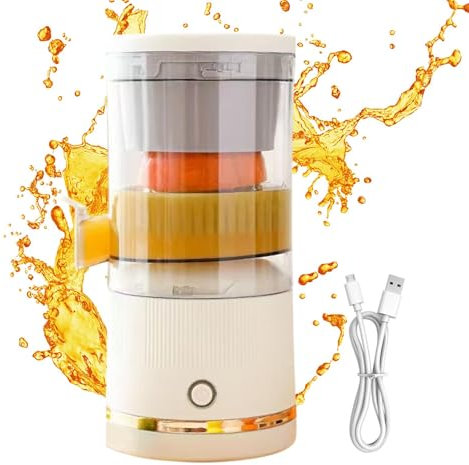 Presse-agrumes électrique, presse-agrumes électrique,Presse-agrumes automatique Presse-agrumes Presse-jus d'orange | Récipient à jus portable, presse-agrumes 7,4 V, presse-agrumes orange pour citron v