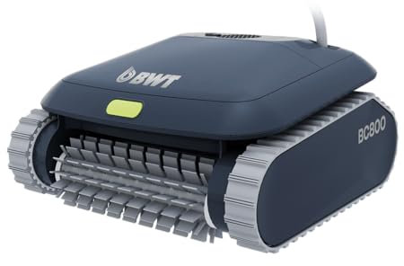 BWT Robot de piscina ES 800 | para suelo y pared | Aspiradora de piscina | Robot de piscina con cable | Aspirador de superficie para piscina | Longitud de cable de 18 m | Peso ligero 5,75 kg |
