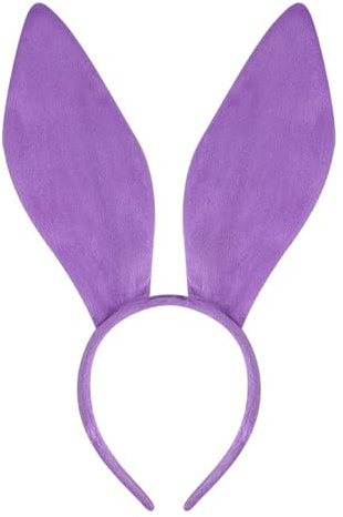 Xzmzbxzb Serre-tête de maquillage avec oreilles de lapins pour cosplay, fête d'anniversaire