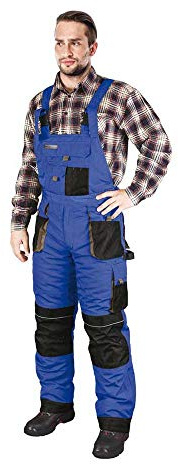 Leber&Hollman LH-FMNW-B_NBSXXL - Peto protector forrado, talla XXL, color azul, negro y gris