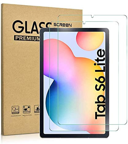 KATUMO 2 Stück Schutzfolie für Samsung Galaxy Tab S6 Lite 10.4 2024/2022/2020 9H Anti-Kratz Schutz Gehärtetes Glas, Gehärtetem Glas Folie Displayschutz für Tablet S6 Lite Screen Protector