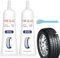 Pegamento Vulcanizante, Kit Repara Pinchazos Coche, Kit Antipinchazos Coche,Pegamento Impermeable para Neumáticos Sellador con Boquilla y Raspador, Reparar Agujeros y Grietas en Varios Neumáticos，2pc