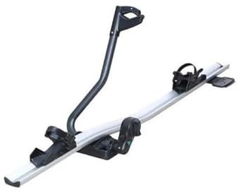 Galerie De Toit Support Vélo Voiture Support Vélo Toit Support Vélo Montagne Monté sur Voiture Cadre Unique Alliage Cadre Vélo Monté sur Support Voyage sur Toit Porte-Bagages Toit(1pc)