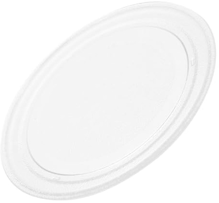 Sosoport Plateau Tournant En Verre Pour Micro-ondes 25,5 Cm Plat Rond Verre Résistant Pour Four à Micro-ondes Accessoires De Remplacement Usage Quotidien Facile à Nettoyer