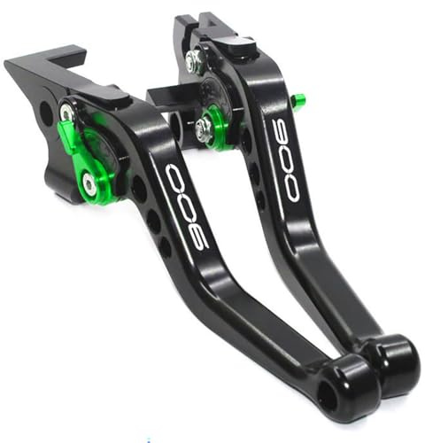 CCYYMOWOK Leva freno e frizione per moto accessori per kawasaki Z900 Z 900 2025 2026 Ultimi modelli con comando regolabile Z900 2025 Accessori Set leve frizione e freno (Nero Verde)