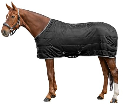 WALDHAUSEN Economic Stable Blanket 100 g, Black, 115 cm