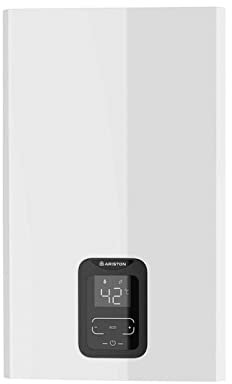 Ariston Next Evo X - Scaldabagno 11L/min Basso Consumo Riscaldatore Gas Naturale Impermeabile e Termostatico Tecnologia Low Nox, 16.5x34.5x65 cm Fabbricato per l'installazione in Spagna