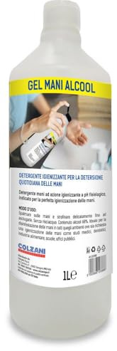 Gel hidroalcohólico para manos desinfectante de 1 litro fabricado en Italia