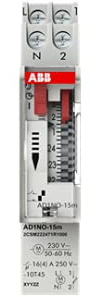 interruptor dispositivo modular, interruptor horario sin reserva AD1NO-15m (referencia: 2CSM222471R1000)
