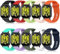 BDIG 10 Stück Armband kompatibel mit Xiaomi Redmi Watch 5 Active/5 LiteDamen Herren,Weiches Silikon Ersatzarmband für Redmi Watch 5 Active/5 Lite