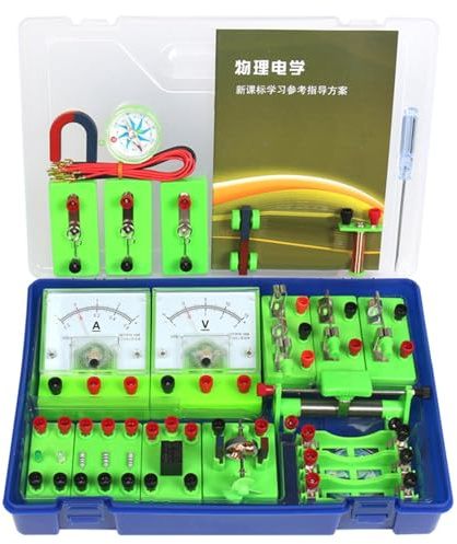 Baoblaze Kits de démarrage d'apprentissage de la physique électrique Ensemble d'expérimentation électrique Laboratoire scientifique pour le lycée