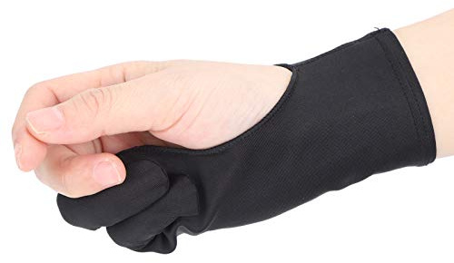 Guantes de Pintura 2 Dedos, Tejido Nylon Spandex, 1 Pieza, Talla M - Protege Manos y Pantalla, Antisudor y Antimanchas, Cómodos para Artistas y Dibujo Digital (S)