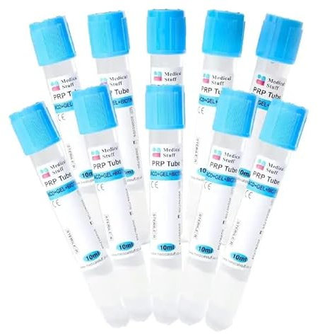 Biotina PRP Tubi per terapia al plasma ricco di piastrine, 10 ml, confezione da 50