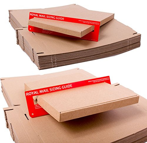 50X C4 A4 Size Box Large Letter Strong Cardboard Shipping Mailing Postal Pip, LGELETBOXC4005