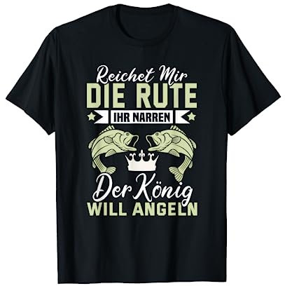 Angler Fischer Fischerhut Angel - Lustige Angel Spruch T-Shirt