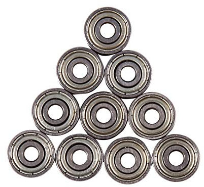 10 pièces 623ZZ roulements scellés métriques blindés en acier au carbone et au chrome, roulements à billes miniatures 3x10x4mm pour patins à roues alignées et scooters