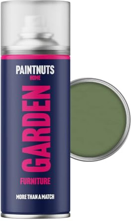 Paintnuts Garden Furniture Paint - RAL-6011 - RESEDA GREEN Matt 400ml Spray Can