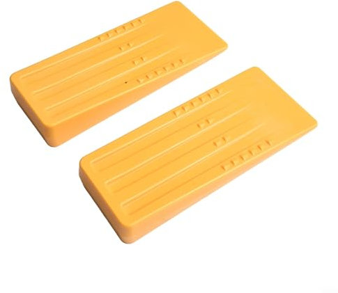 Bulevisiter Cunei di abbattimento da 12,7 cm/19,5 cm, in plastica rinforzata con spuntoni, leggeri, strumenti di assistenza per la registrazione di motoseghe da esterni (19,1 cm)