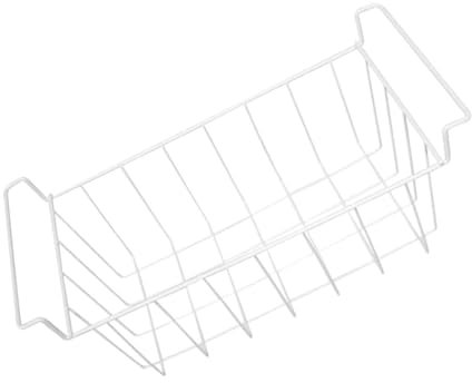 Mobestech Panier de rangement en fil métallique à suspendre pour coffre et congélateur vertical, étagère de cuisine pour un rangement organisé, amélioration du flux d'air, nettoyage facile