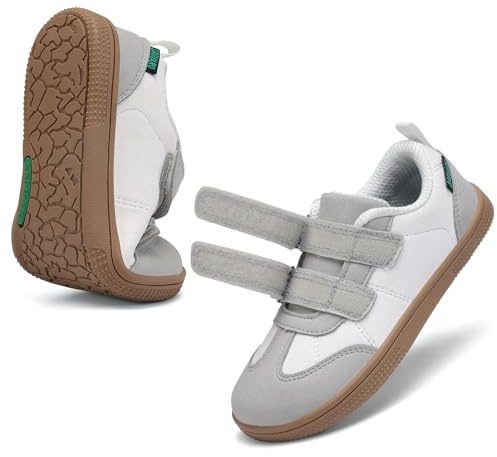 Saguaro Enfant Chaussures Barefoot Pieds Larges & Zero Drop pour École et Loisirs, GR.25-35