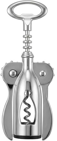 TLDBATICE korkskruv vin, vinöppnare flasköppnare vin, Corkscrew vingkorkskruv av zinklegering ergonomiskt handtag för kök bar vinflaskor