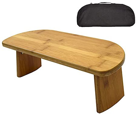 FZYE Bambus Meditationsbank, Faltbarer und ergonomischer Meditationshocker, bequem zum Knien oder Sitzen, perfekt für tiefere und längere Meditation Long