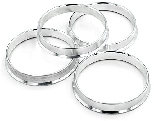 Rhinotuning 4X Zentrierringe Ø60,1mm auf Ø56,1mm Silber Aluminium