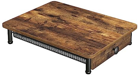 YATINEY Coffee Pod Holder, 35 Capsules Coffee Pod Drawer, Coffee Pod Storage Organizer with Sliding Mesh Basket, Wooden K Cup Holder, for Original Pod, for Kitchen, Brown XKH08BRG1