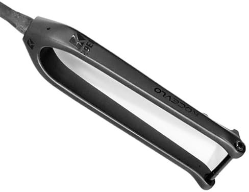 QAINKUN Federgabel MTB Carbon Gabel 29 110x15mm Mountainbike Carbon Starr Gabel MTB 29 Rahmen Verjüngt Rohr Innen Kabel Bicycl vorne Gabel Teile Fahrradgabel(Matte Carbon Fork 29)