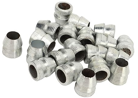Cunei con manico per ascia tonda di sicurezza Cuneo per spaccare il martello in acciaio resistente per legno, manico per ascia da spacco per legna, confezione da 20 pezzi (18 mm)