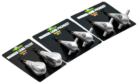 Korda Probe Marker Leads 2 & 3oz Blister 2pcs