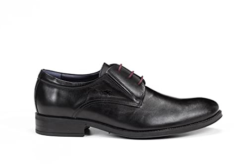 Fluchos Heracles Zapatos de Cordones Derby, Hombre, Negro (Negro 000), 45 EU (10.5 UK)