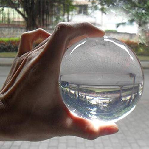 Doowops Palla da giocoleria in acrilico ultra trasparente, per manipolazione dei contatti, gadget divertenti, trucchi magici, illusione magica (60 mm)