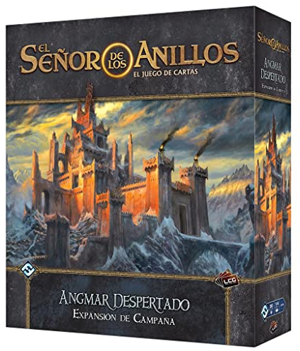 Fantasy Flight Games, Der Herr der Ringe das Kartenspiel, Angmar erwacht, Kampagnenerweiterung, MEC108ES, Mehrfarbig