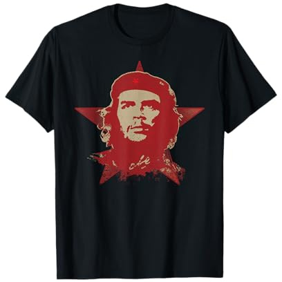 Che Guevara Camiseta Estrella Cuba Revolución Shirt Rebelde Camiseta