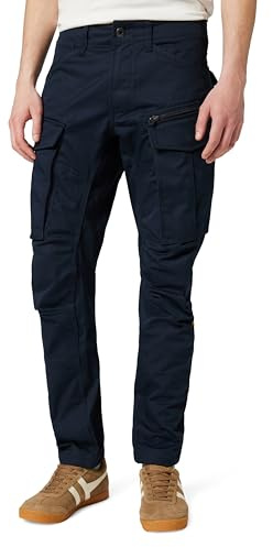 G-STAR Pantalones Rovic Zip 3D Regular Tapered para Hombre, Azul (salute D02190-E064-C742), 30W / 32L