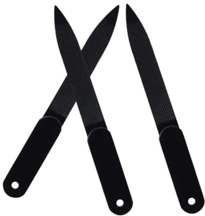 VALICLUD 3piezas Limas Para Uñas De Acero Inoxidable Archivos De Manicura Portátiles Para Manos y Pies Herramienta Versátil Para Cuidado De Uñas Compacto Para Bolso Diseño Elegante y Durade