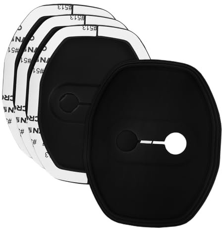 Alipis 4piezas Protectora De Silicona Para Cerradura De Puerta De Coche Unidades Accesorios Para Cerraduras Protección Contra Desgaste