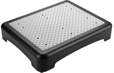 QWORK® steg 50 x 40 x 9,5 cm – halkfri fotbräda för badrum, husdörr och bil – mobil golvplatta för äldre