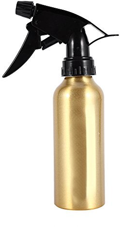 Flacon de spray pour coiffure, fleurs, plantes, pulvérisateur d'eau pour salon de coiffure (200ml -Or)