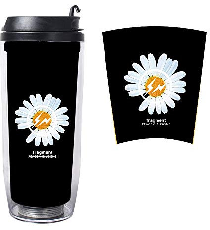 Taza de Viaje Mug Café Reutilizable Taza de Café Café para Llevar Unisex Para Bebida Cuerpo Doble Pared Vaso de Plástico G-DRAGON TAEYANG DAESUNG
