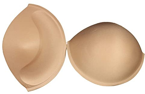 MNJ Trimmings- 3 Pairs Sew in Push up Bra Cup (Beige, E(95)- XX Large)