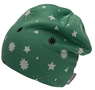 Sterntaler Baby Jungen Beanie Baby Slouch-Beanie Mütze - Beanie Baby, Kinderbeanie, Babymütze - gefüttert mit Baumwollfleece - grün, 53