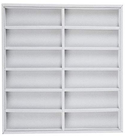 Tiiyee Scatola Per Occhiali Con 12 Scomparti, Espositore Velluto Orologi Supporto Cassetto Organizzatore Da Sole Cassettiera Porta Portaocchiali Multiplo Casa Adatto Conservare Montare Gioielli