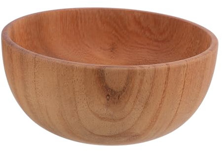 OUNONA Ciotola Di Legno Grande Ciotola Per Insalata Fruttiera in Legno Per Impasto Per Cibo Elegante