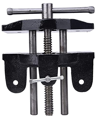 Akozon Tornillo de Banco para Mesa, Tornillo de Sujeción para Mesa de Hierro Fundido, de Banco de Apertura Rápida para Carpintería, Herramienta de Sujeción para