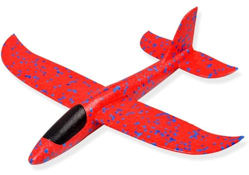 Genérico Aviones De Espuma para Niños, 48CM Avión Planeador Grandes Avion Espuma, Aviones Planeadores De Poliespan, para Niños Y Niñas