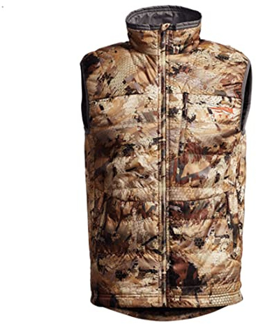 SITKA Gear Men's Kelvin Aerolite Insulated Hunting Vest, Optifade Waterfowl Marsh, XX-Large