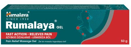 Himalaya Rumalaya Soothing Gel, Fast Action Massage Topical Gel for Renewed Vitality 50 g